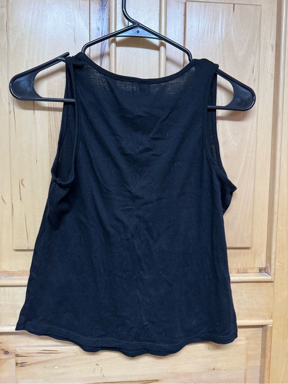 No Boundaries Black Tank Top with Metallic Rose-Gold "Love" Script - Picture 2 of 6